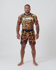 Flame Shorts Shorts KingzKimonos.com