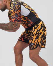 Flame Shorts Shorts KingzKimonos.com