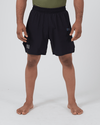Trooper Hybrid Shorts Shorts KingzKimonos.com XS Black/Green
