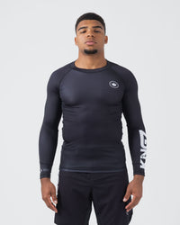 Kore V2 Long Sleeve Rashguard No-Gi & Compression Kingz XS Black
