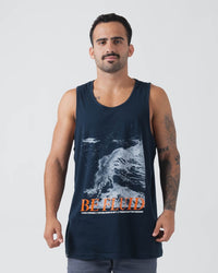 Be Fluid Tank Streetwear Kingz XS Navy