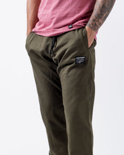 Casual Cotton Gi Pant - Military Green Jiu Jitsu Gear Kingz