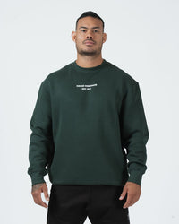 Solo Crewneck Sweater Streetwear Kingz XS Green