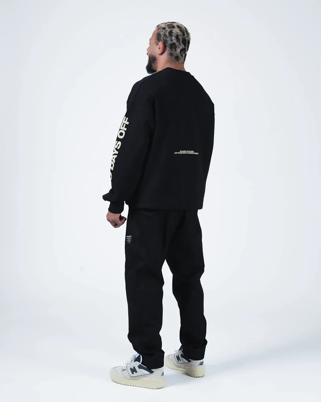 No Days Off Crewneck Sweater