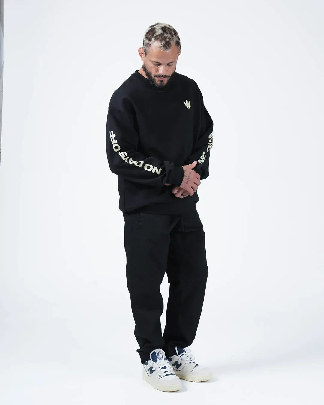 No Days Off Crewneck Sweater