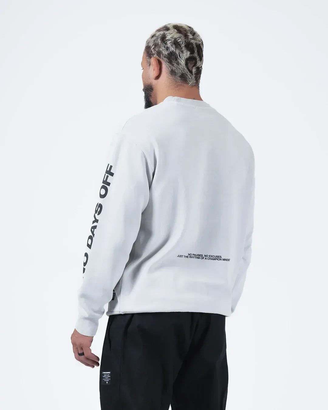 No Days Off Crewneck Sweater