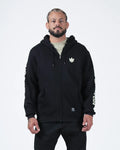 No Days Off Zip Up Hoodie Streetwear Kingz XS Black