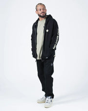 No Days Off Zip Up Hoodie Streetwear Kingz