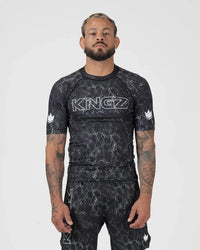 Acid Wash Rashguard Rash Guards Kingz XS Black/Acid