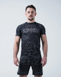 Acid Wash Rashguard Rash Guards Kingz XS Black/Acid