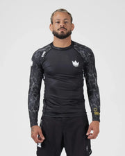 Ranked Performance V3 L/S Rashguard Rash Guards Kingz XS Black