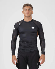 Ranked Performance V3 L/S Rashguard Rash Guards Kingz XS Brown