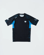Ranked Performance V3 S/S Rashguard Rash Guards Kingz XS Blue