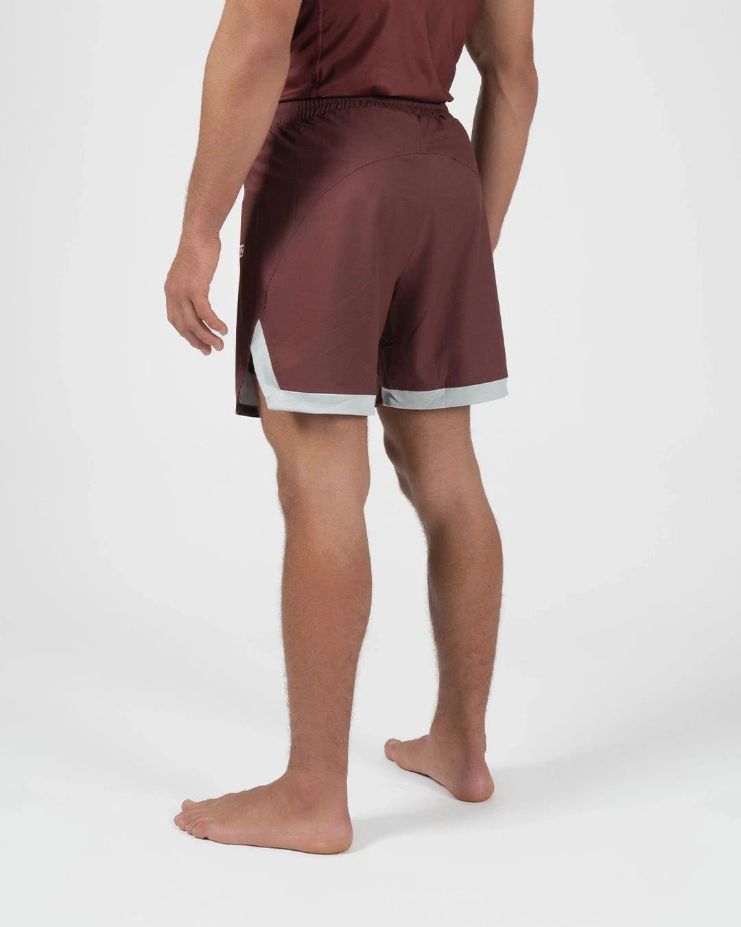 Pantalones Cortos de Grappling para Hombre Kingz Trooper - Granate