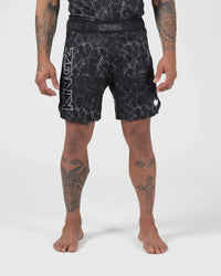 Acid Wash Shorts Shorts KingzKimonos.com XS Black/Acid