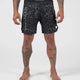 Acid Wash Shorts Shorts Kingz XS Black/Acid