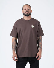 No Days Off Tee Streetwear Kingz XS Brown
