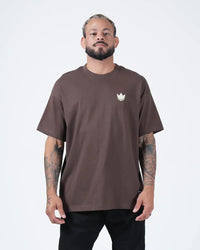 No Days Off Tee Streetwear Kingz XS Brown