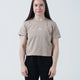 Script Women's Heavyweight Tee Streetwear Kingz XS Tan