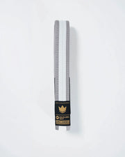 Gold Label V2 Kids Belt - White Stripe Belts Kingz M0000 Grey/White