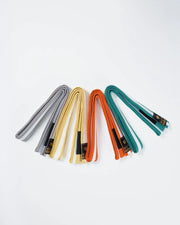 Gold Label V2 Kids Belt - White Stripe Belts Kingz