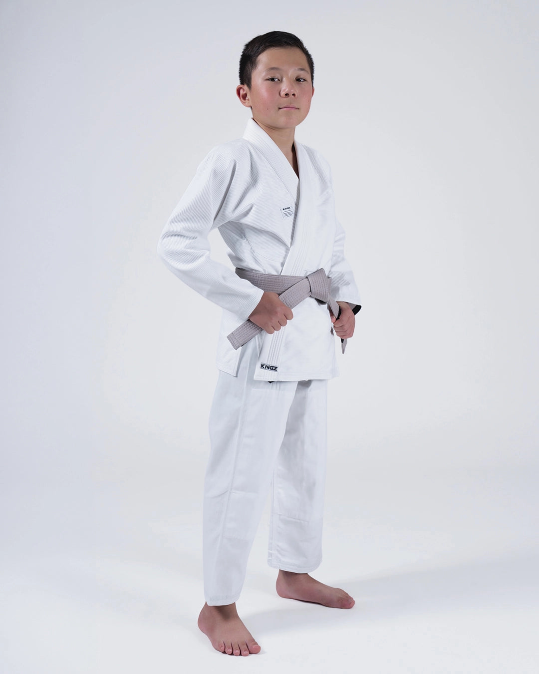 Kimono BJJ Kingz Kore V2 pour jeunes - Blanc
