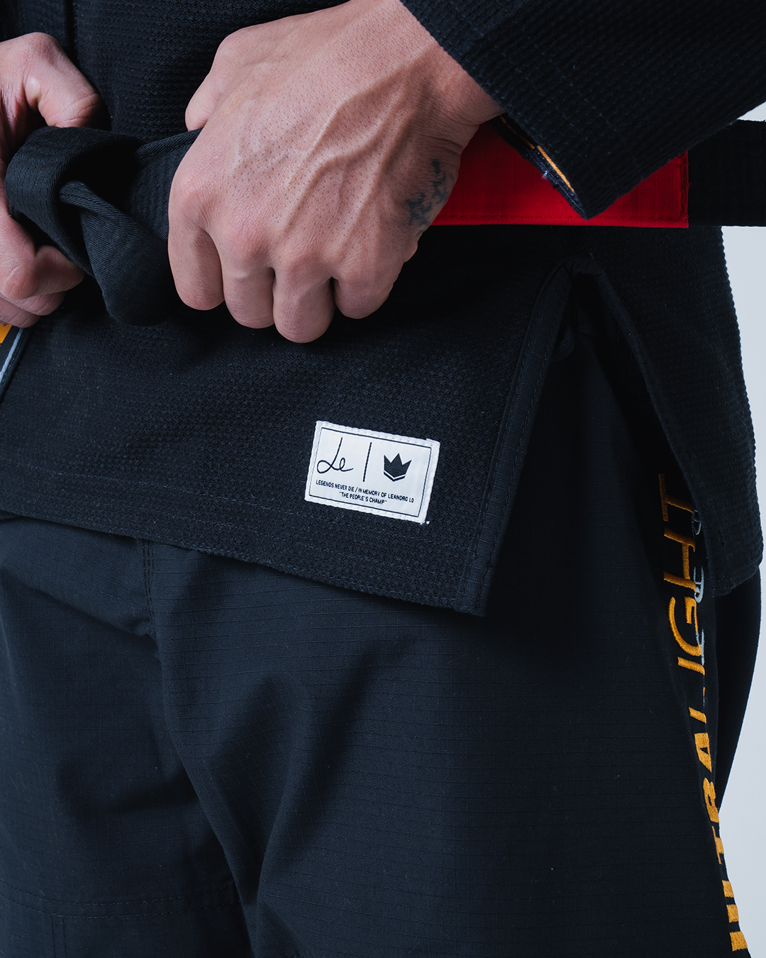 Kingz Legends Never Die Respect Men's BJJ Gi - Black