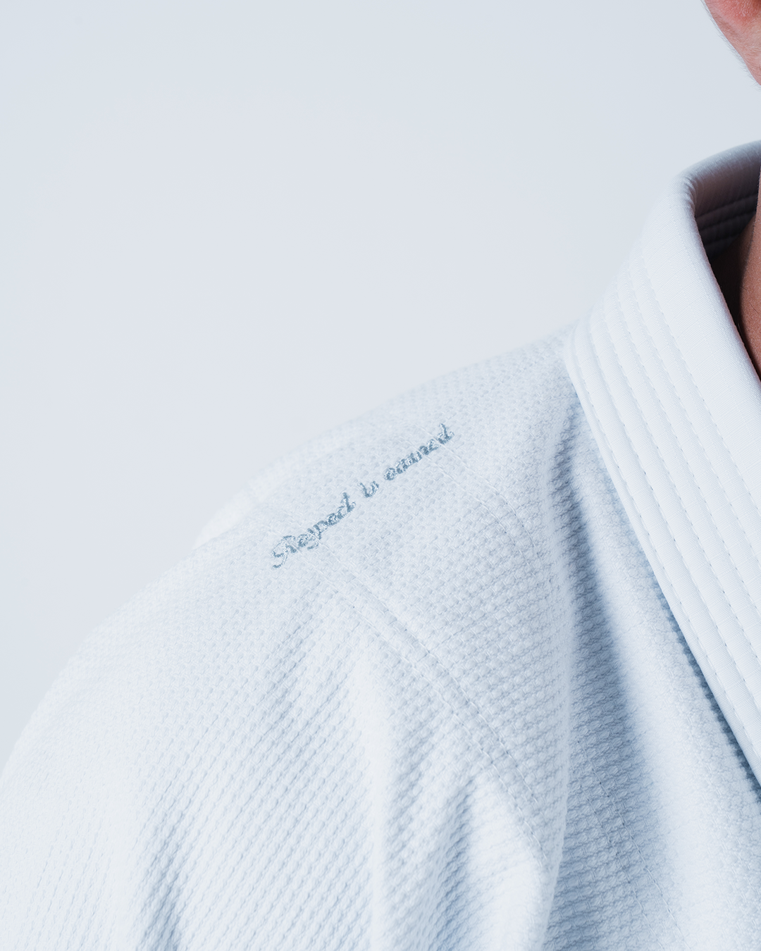 Kingz Legends Never Die Respect Men's BJJ Gi - White