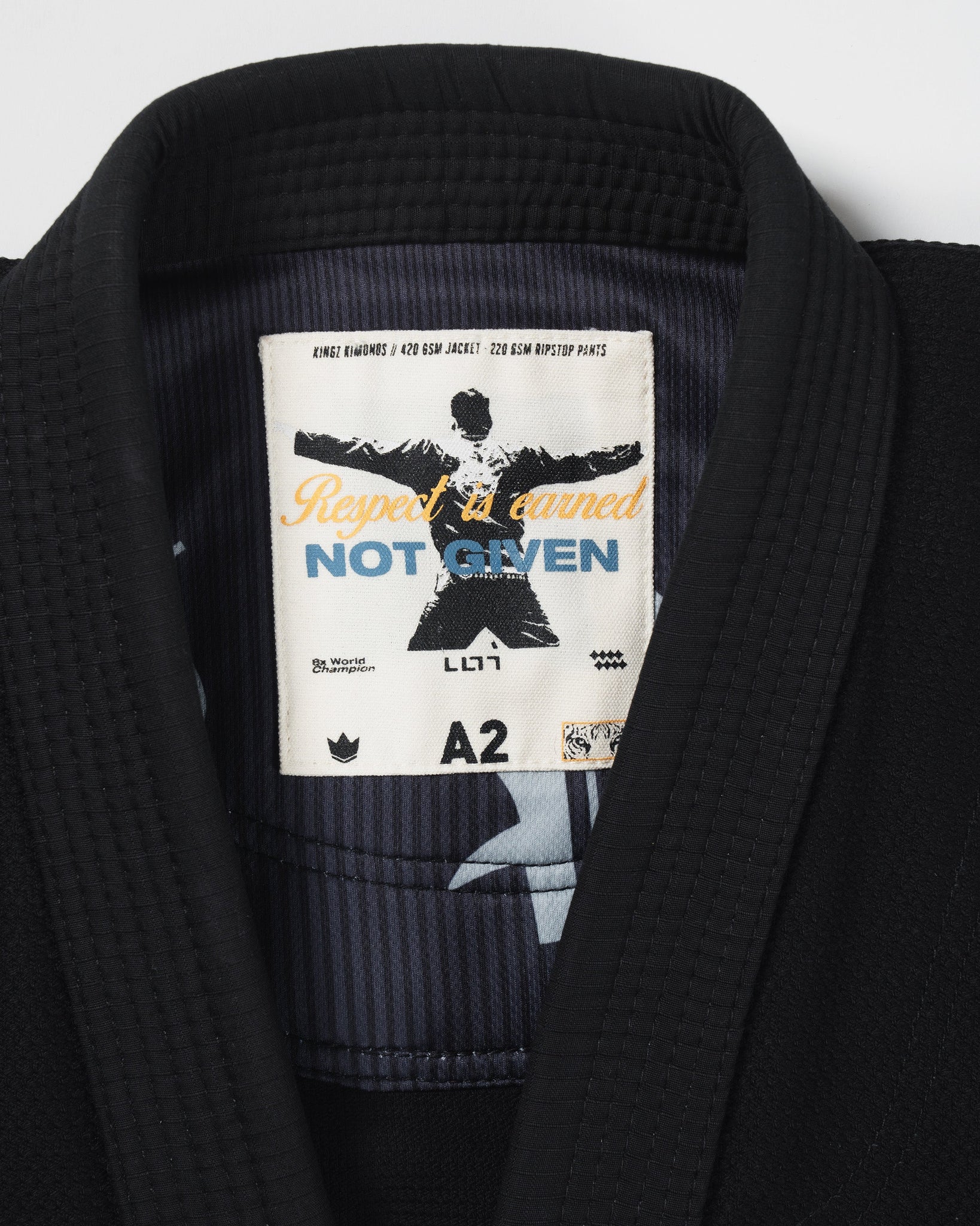 Kingz Legends Never Die Respect Youth BJJ Gi - Black