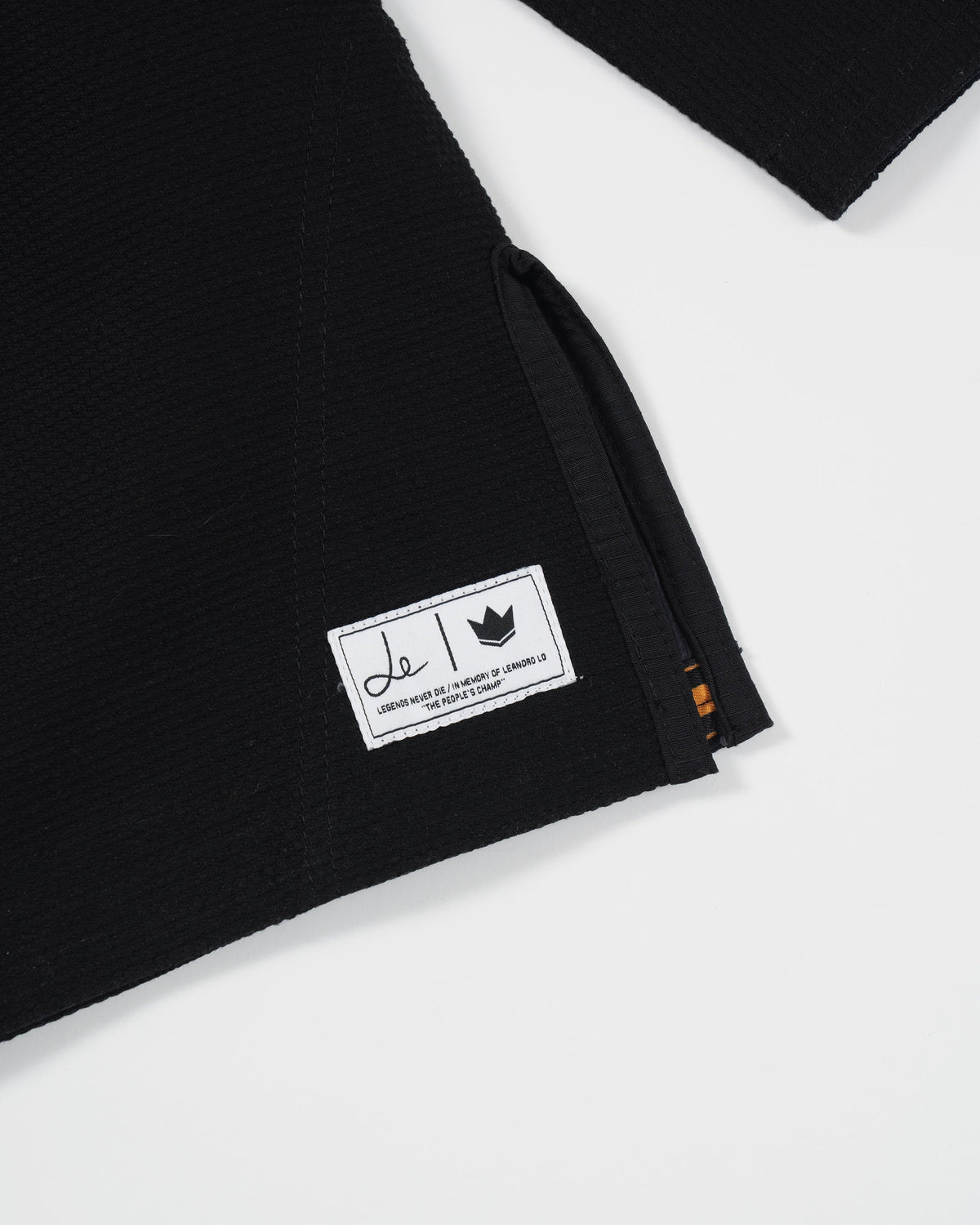 Kimono Kingz Legends Never Die Respect para jóvenes de BJJ - Negro
