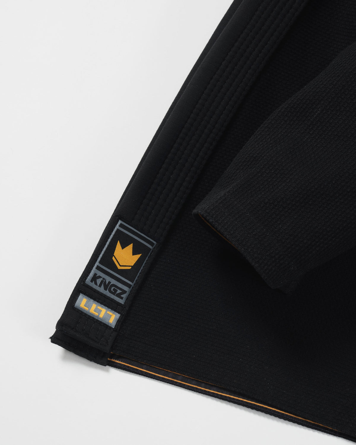 Kimono Kingz Legends Never Die Respect para jóvenes de BJJ - Negro