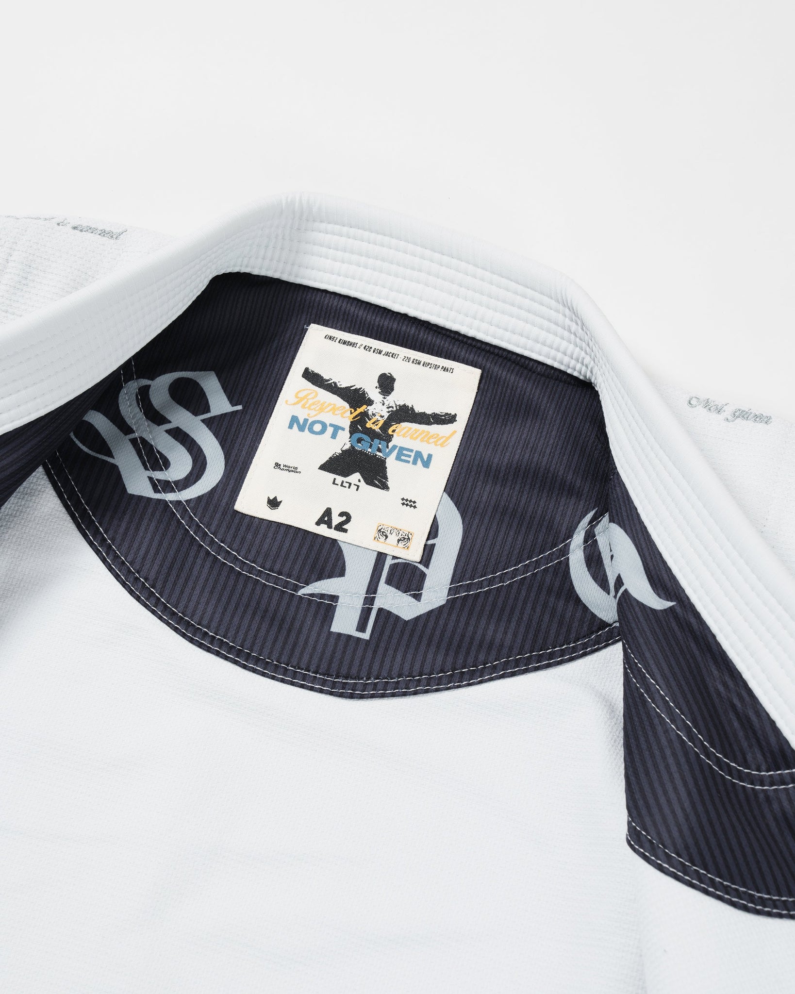 Kingz Legends Never Die Respect Youth BJJ Gi - White