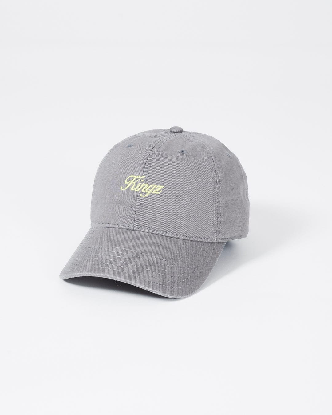 Kingz Script Dad Hat – Grau