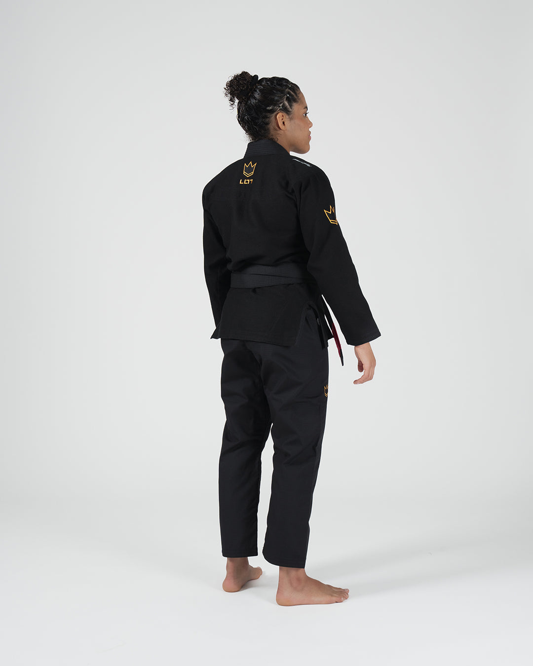 Kingz Legends Never Die Respect Women's BJJ Gi - Black