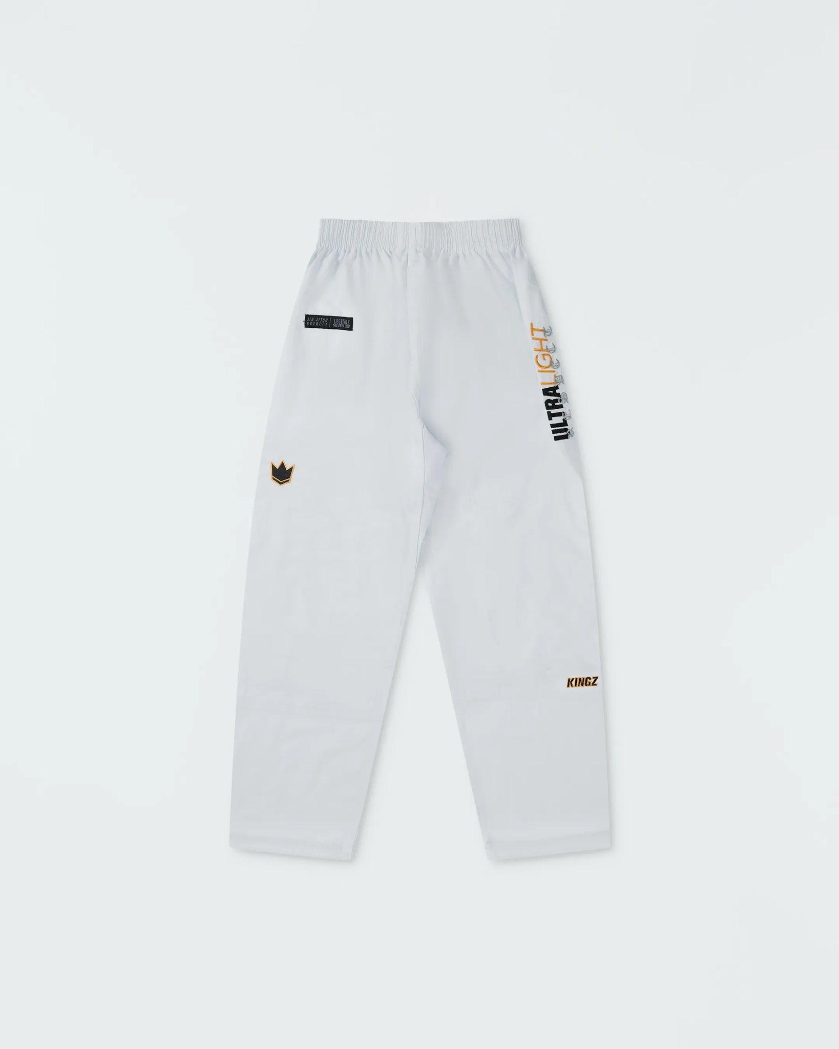 Kingz Legends Never Die Respect Youth BJJ Gi - White