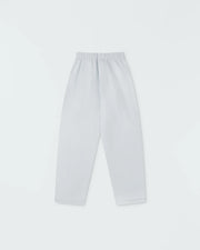 Kingz Legends Never Die Respect Youth Gi in White – pants back flat lay