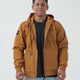 Canvas Jacket Streetwear Kingz S Tan