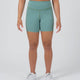 Kore Womens Training Shorts - Green Kingz XS