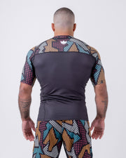 Patchwork Rashguard Rash Guards Kingz
