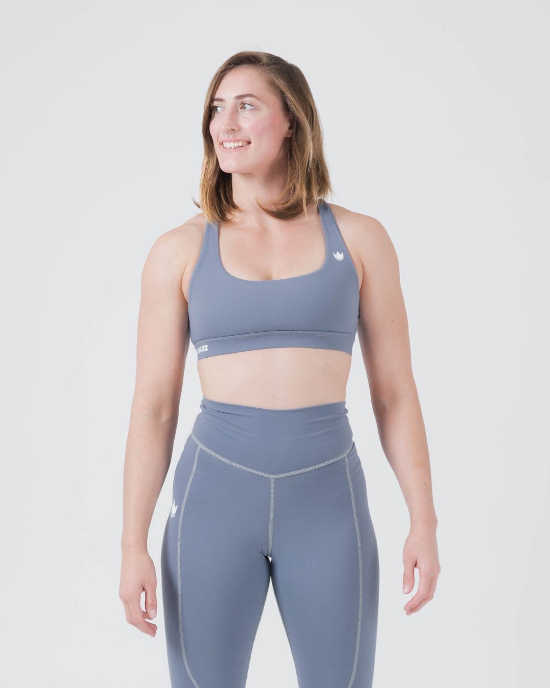 Kore Womens Sports Bra - Smoke Blue
