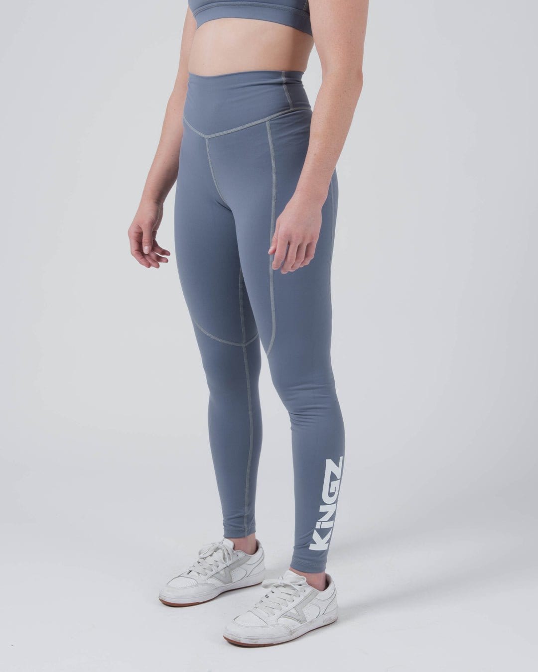Kore Womens Grappling Spats - Smoke Blue