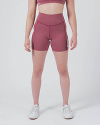 Kore Womens Training Shorts - Red Kingz XS