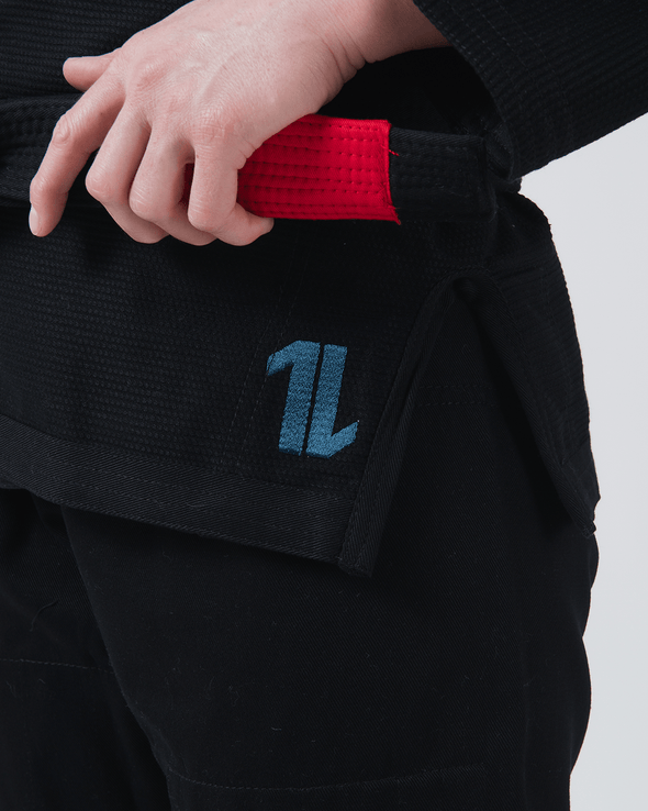 The ONE Women's Jiu Jitsu Gi - Smoke Blue Edition - Black - Fighters Market