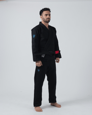The ONE Jiu Jitsu Gi - Smoke Blue Edition - Black KIMONOS KingzEurope.com