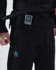 The ONE Jiu Jitsu Gi - Smoke Blue Edition - Black KIMONOS KingzEurope.com