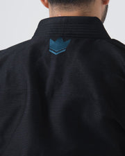 The ONE Jiu Jitsu Gi - Smoke Blue Edition - Black KIMONOS KingzEurope.com