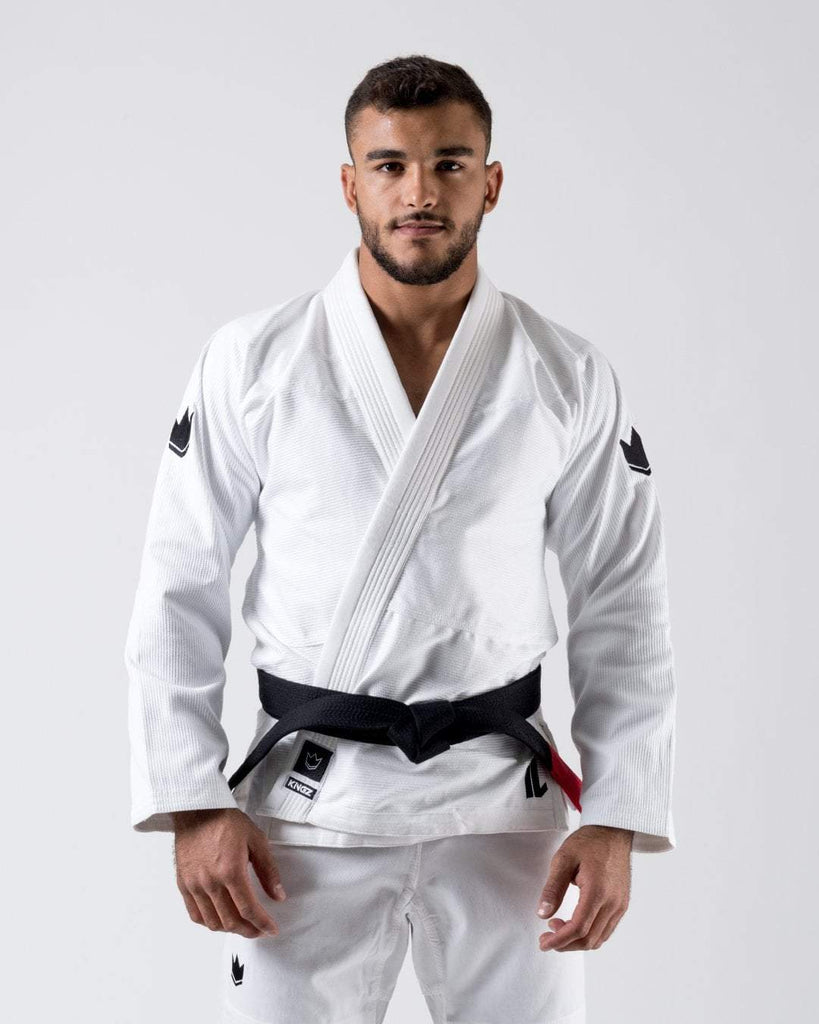 Kimono BJJ Kingz The One blanco + Cinturón blanco > Envío Gratis