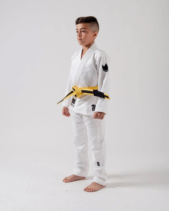 The ONE Kids Jiu Jitsu Gi - Blanco - Cinturón blanco GRATIS