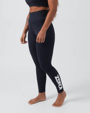 Kore Womens Grappling Spats - Black No-Gi & Compression Kingz
