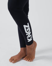 Kore Womens Grappling Spats - Black No-Gi & Compression Kingz